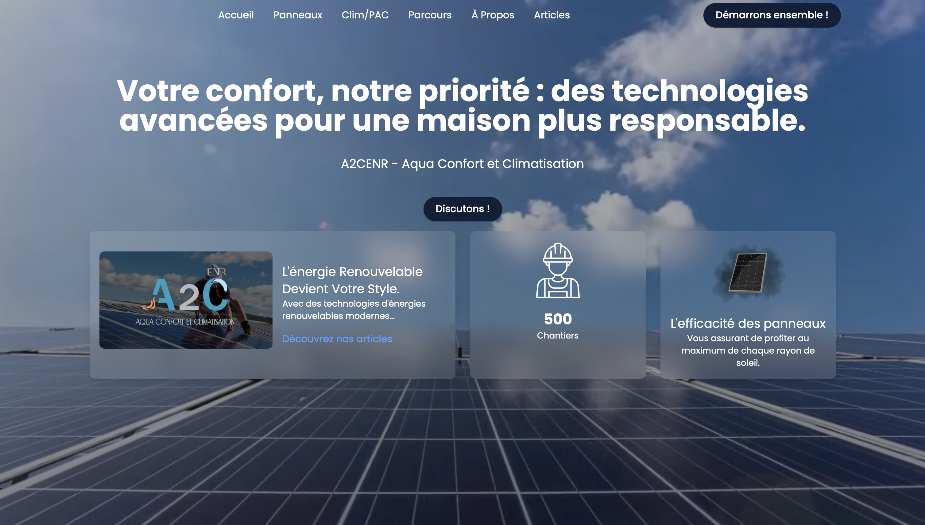 Site web A2CENR